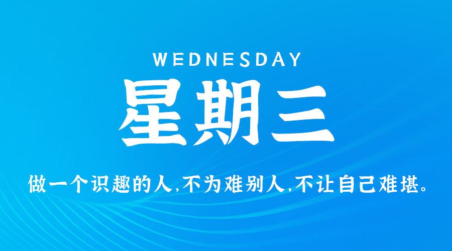 10日09日，星期三，在这里每天60秒读懂世界！